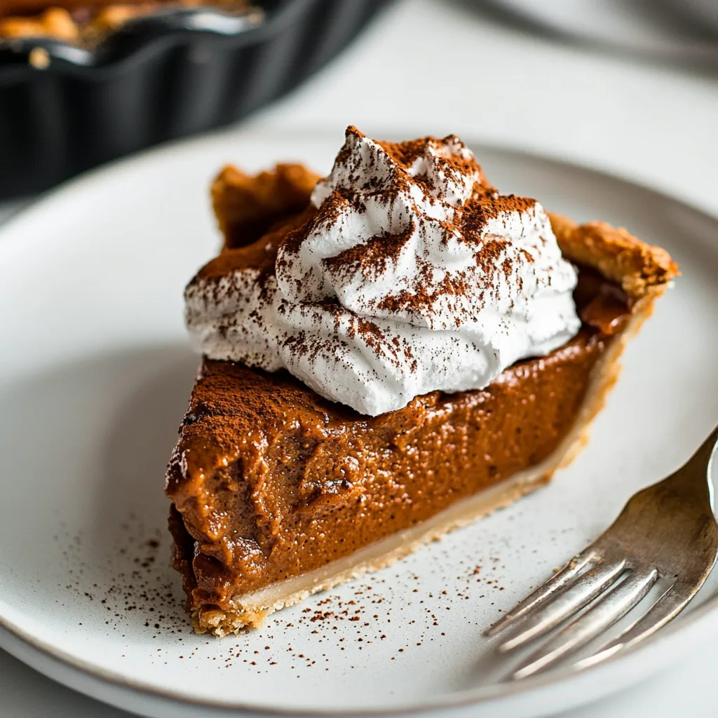 Vegan Pumpkin Pie