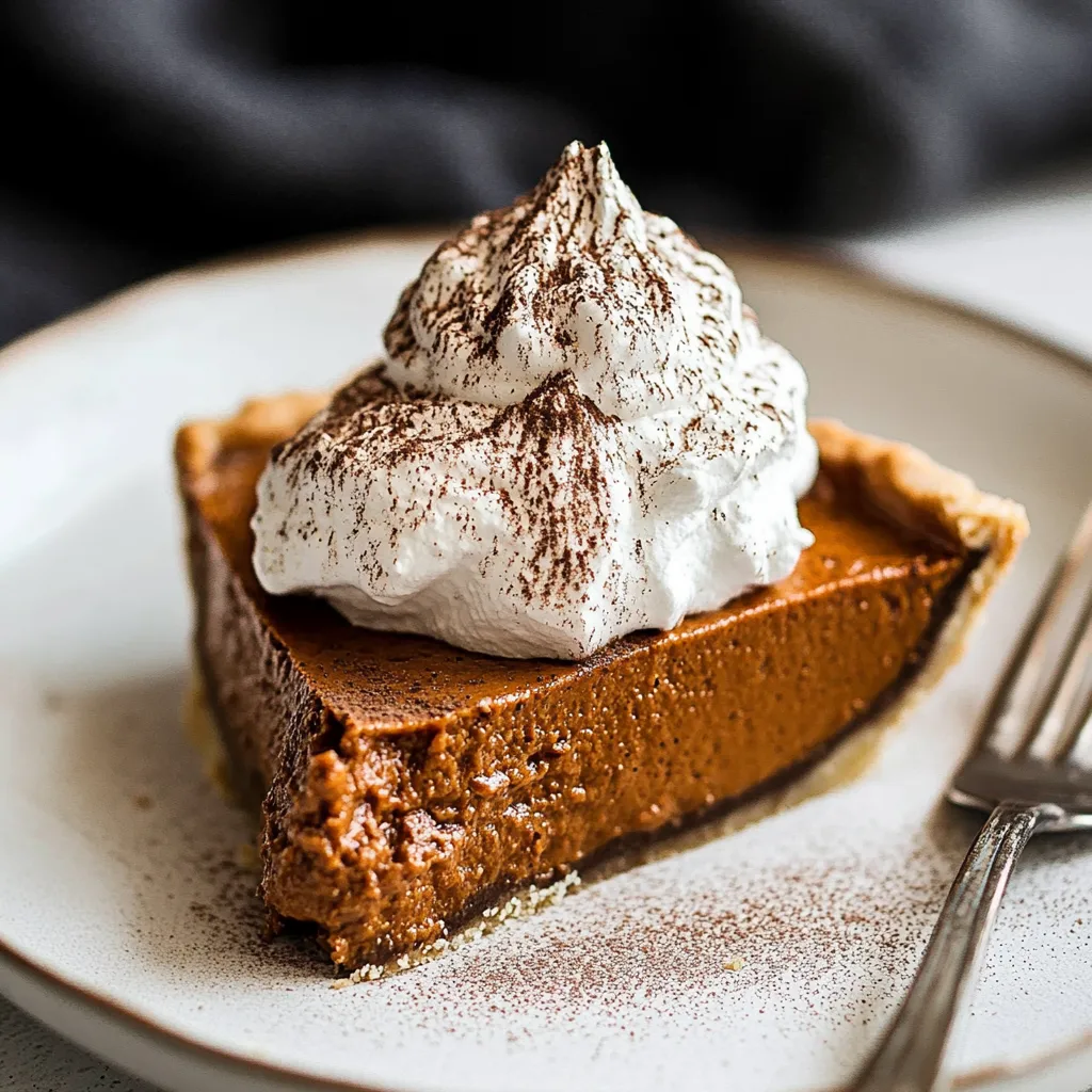 Vegan Pumpkin Pie