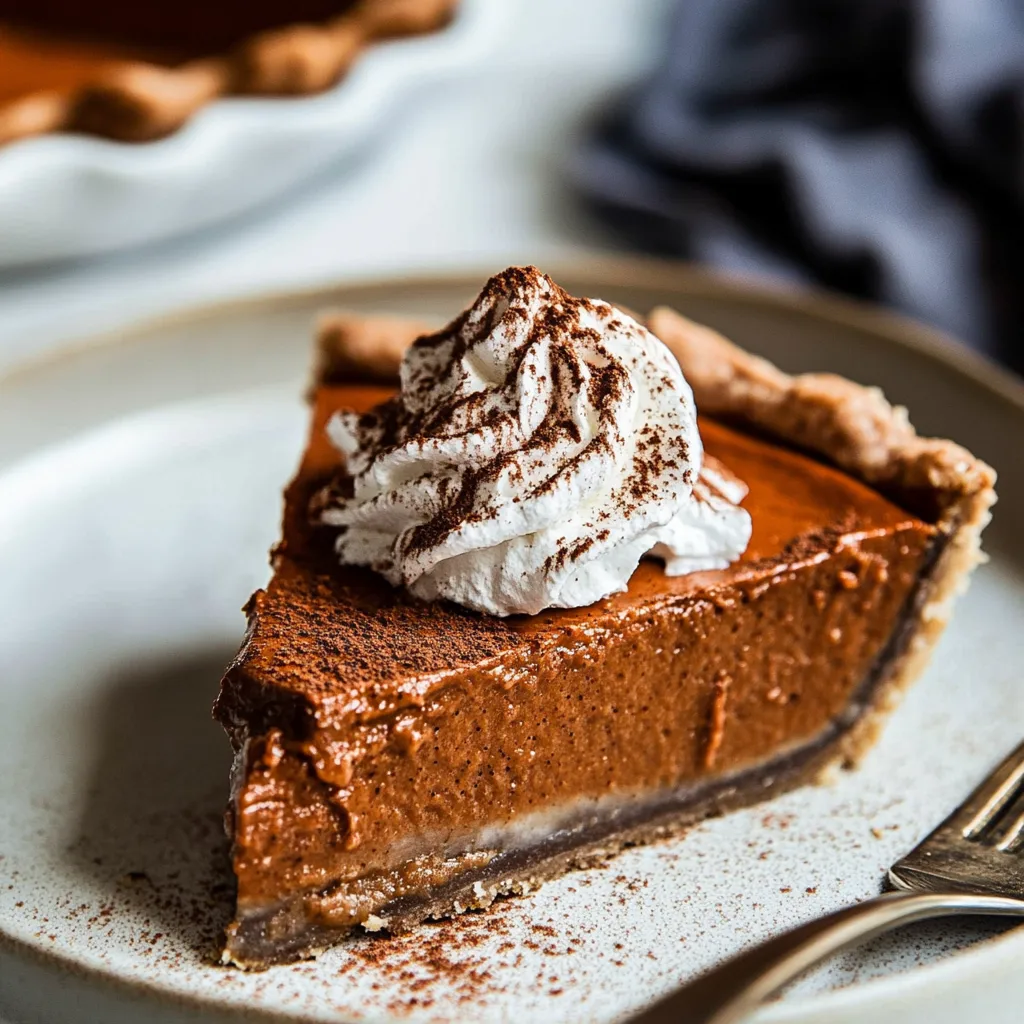 Vegan Pumpkin Pie
