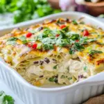 White Chicken Enchilada Casserole