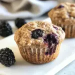 Whole Grain Blackberry Spice Muffins