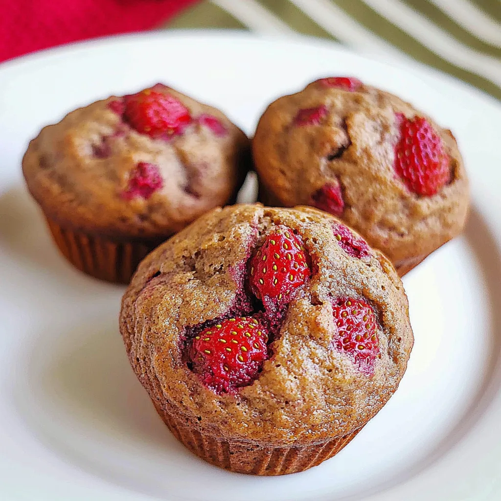 Whole Wheat Strawberry Beet Muffins