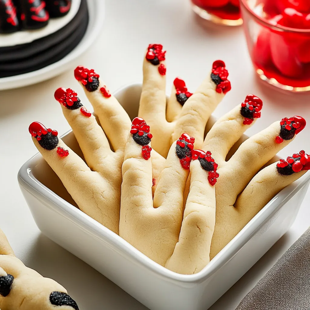 Witch Finger Cookies