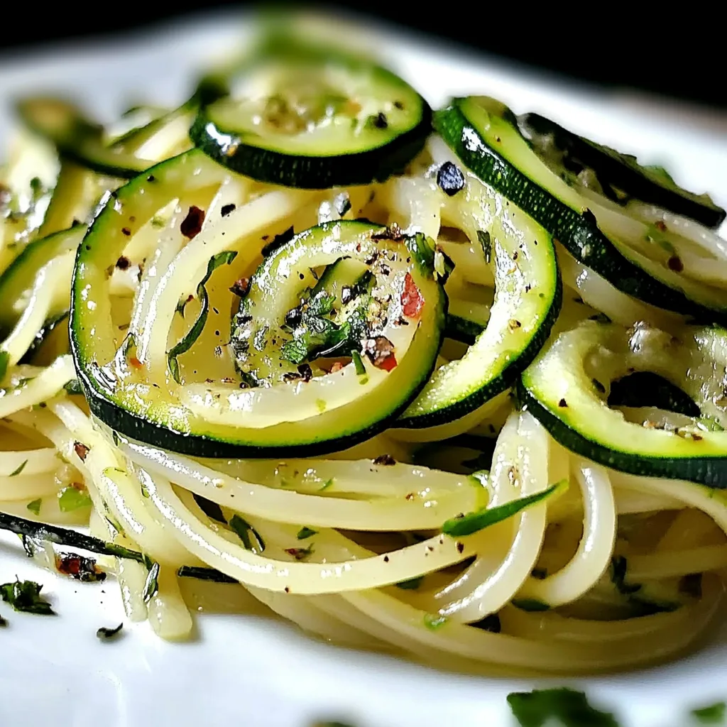 Zucchini Pasta Recipe