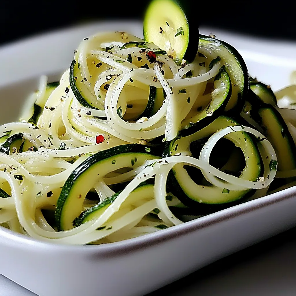 Zucchini Pasta Recipe